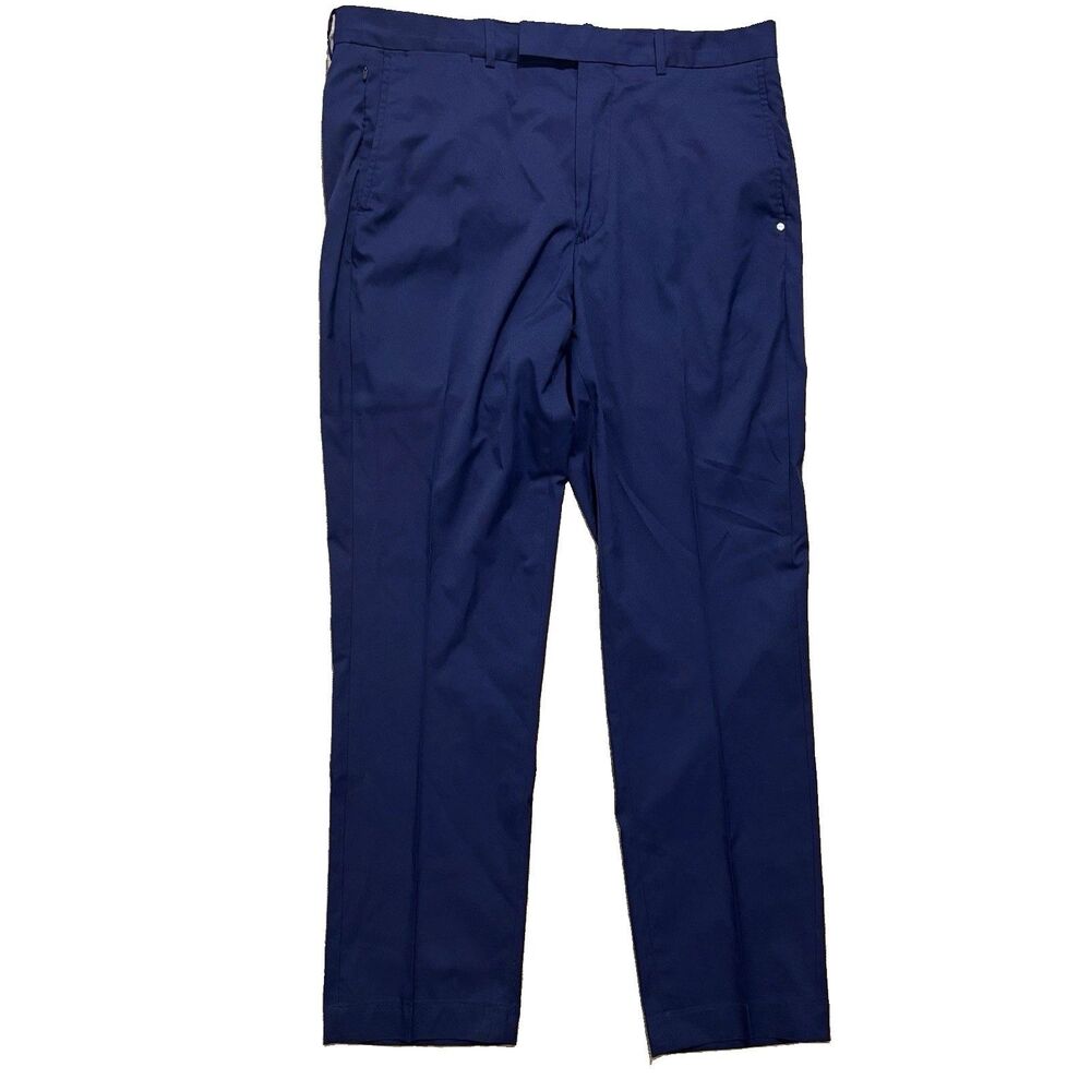 RLX Ralph Lauren Pants Mens 34x31 Navy Blue Tailored Fit Performance Twill READ